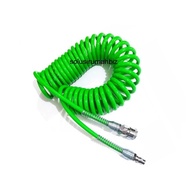 9m PU RECOIL HOSE SPIRAL HOSE COMPRESSOR WIND HOSE 5X8MM 9M