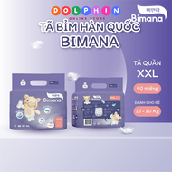 tã bỉm Bimana Hàn Quốc đủ size siêu thấm hút mát lạnh da nâng niu mông bé