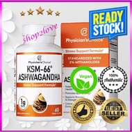 Physician's Choice KSM-66 Ashwagandha 60 Veggie Capsules - Stress Support