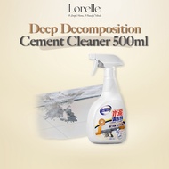 Lorelle Heavy Duty Cement Cleaner Cement Remover 500ml Deep Decomposition Fast Acting Grout Haze Rem