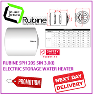 RUBINE SPH 20S SIN 3.0(I) ELECTRIC STORAGE WATER HEATER / FREE EXPRESS DELIVERY