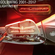 LED Lighting Floorboard Covers Lighting Passenger Footrests New Foot Pedal For Honda Goldwing 1800 G