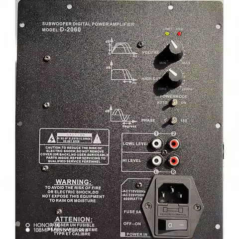 200W 300W High-power Digital Amplifier Subwoofer Amplifier Board Home Theater Active Subwoofer