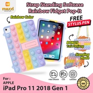 iPad Pro 11 2018 Generasi 1st Soft Case Casing Cover Tali Pop It Kid