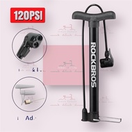 Rockbros 120PSi Bicycle Tire Pump Mini Air Pump/ Bicycle Pump/ Motorcycle Pump/