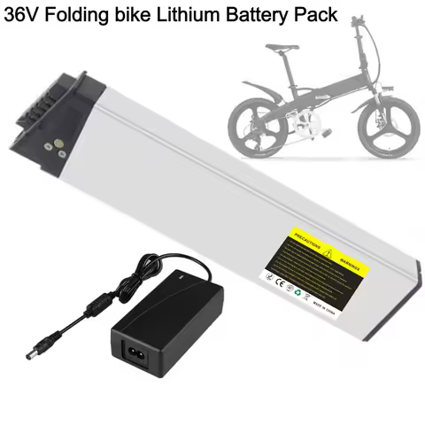 Rechargeable 36V Folding E‑Bike Battery 10.4Ah 12.8Ah 15Ah Replacement Power Battery for ADO A20 A20