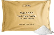 Pure Malic Acid Powder (8 oz, 600 mg per Serving) Boost Energy Production*, Alpha Hydroxy Acid, Help
