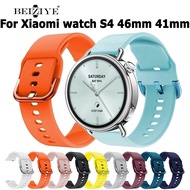 Beiziye Silicone Strap For xiaomi watch s4 46mm 41mm Strap Replacement Watch Strap