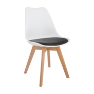 INDEX LIVING MALL เก้าอี้พลาสติก รุ่นคีล - สีขาว/ธรรมชาติ