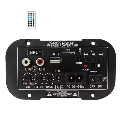 U4LD AMP FM-Radio U-disk USB Player Subwoofer Amplifier Board Bluetooth-compatible Support Cellphone