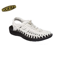 Keen/Cohen Uneek Summer Mens and Grey Outdoor Wading Weaving Beach Sandals with White and Black Anti