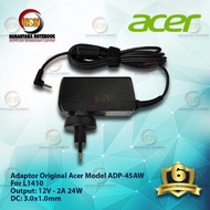terbaru!!! Adaptor Charger Acer Original 12V - 2A for Laptop Acer