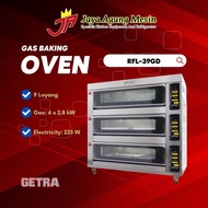 Gas Oven Deck Rfl-39Gd / Oven Getra 3 Deck 9 Tray