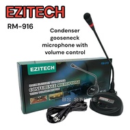 EZITECH RM-916 / RM916 CONDENSER GOOSENECK MICROPHONE WITH VOLUMN CONTROL [ BATTERY &amp; PHANTOM POWER