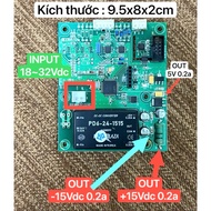Mạch cách ly nguồn DC-DC +-15V 0.2a 5V 0.2a Input 18 ~ 32V xịn