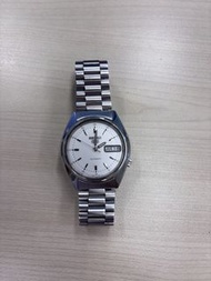 Seiko 精工5號 自動男士機械手錶 經典白盤