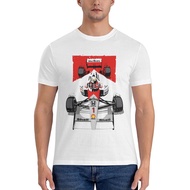 Ayrton Senna Motorsport Brazil Mclaren Car Comfortable 100% Cotton T Shirt For Men With Custom Desig
