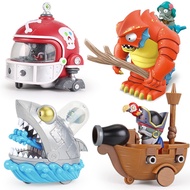 Plants vs. Zombies Toys 2 Sets Giant Zombies Deep Sea Giants Walking Electromagnetic Shield Zombies 