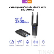 1800Mbps Wireless Network Card AX1803, USB 3.0 Computer Plug, High Speed WIFI 6