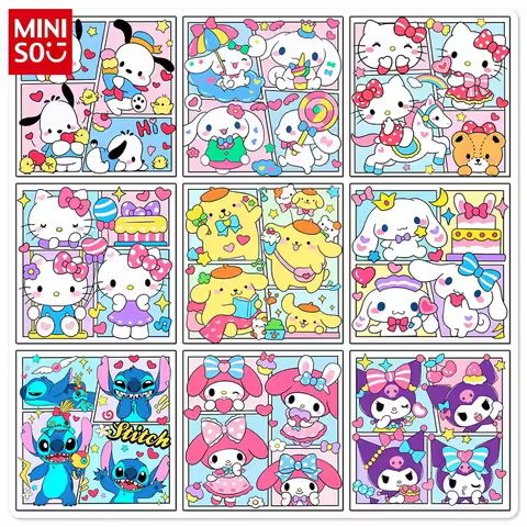 Disney Diamond Painting Cartoon Stitch Mickey Full Diamond Mosaic Embroidery Sanrio Hello Kitty Cros