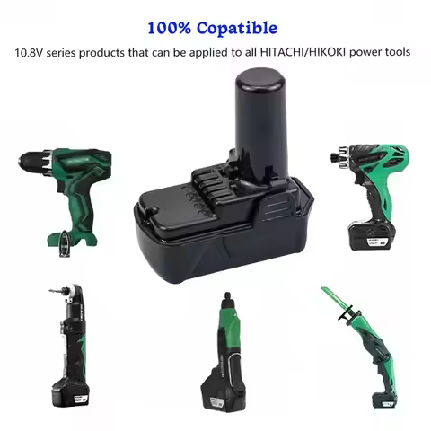 Rechargeable Battery for Hitachi 10.8V / 12V 3000mAh 4000mAh Cordless Electric Drill Screwdriver DB1