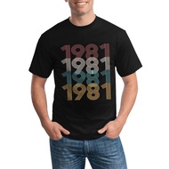 Diy Shop 41 Years Old Born In 1981 Mens Good Printed Tees