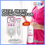 (Upgraded 3.0MHz) Fetal Doppler Heart Detector Monitor Pregnant Women Home Fetal Rate Detector Degup