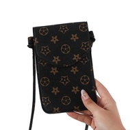 Ready Stock Touch Screen Cell Phone Bag Vintage Pattern Shoulder Bags Women Sling Bag PU Leather Mini Handphone Bag