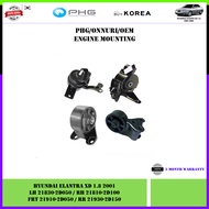 Hyundai Elantra XD 1.8 2001 Oem Side Engine Mounting (LH 21830-2D050/RH 21810-2D100/FRT 21910-2D050/