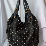 Givenchy Studded New Sacca 金色鉚釘側斜背包手提袋 日本中古