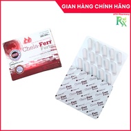 Chela Ferr Forte - Viên uống bổ sung sắt cho người thiếu máu thiếu sắt bà bầu (Hộp 30 viên) - ATZ Ph