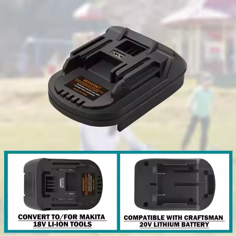Adapter MAN20MT for Craftsman New 20V Battery Convert To for Makita BL1860B BL1860 BL1850B BL1850 BL