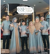 Open PO FAAZ & FAIZAH Sarimbit By KHAIRANI Latest Family Gamis Set Mother and Child Gamis Set Couple
