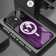 HP [FK-123] Softcase Glossy Glass Acrylic Glass Shiny Silicone For - Oppo A3x - Latest Oppo A3x Case