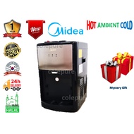New Model Midea Water Dispenser Purifier Korea Halal Ultra Bio Alkaline Filter Cartridge Hot Cold Room 3 Temperature