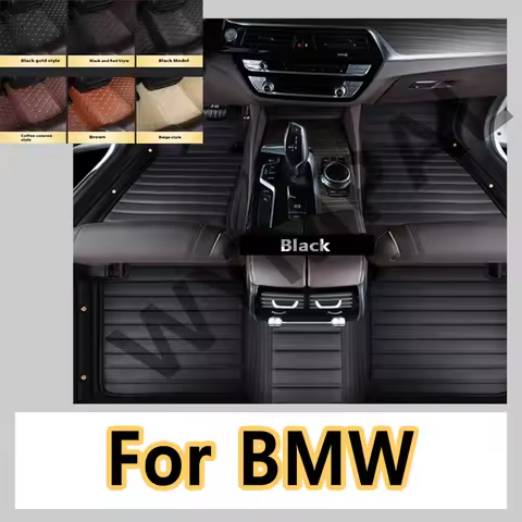 Luxury Custom Fit Car Floor Mats For BMW X1 F48 3 Ser Z3 E36 3 GT F34 6 Series X3 E83 I3 I01 X5 F15 