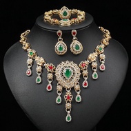 Exaggerated Necklace Four Sets Jewelry Set Individual Temperament Fashion Exaggerated 20251015