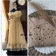 GAMIS CERUTI POLKADOT TERBARU 2021//DRESS CERUTI BABYDOLL WANITA BUSUI//GAMIS JUMBO KASUAL//GAMIS MU