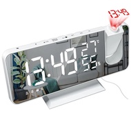 Multi-Function Alarm Clock with Radio Humidity and Humidity DisplayLEDAlarm Clock Clock Wall-Mounted Living Room