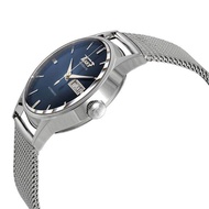 T.i.s.s.o.t T019.430.11.041.00 Men's Heritage Visodate Automatic Day Date Mesh Steel Bracelet Man Watch (Blue)T0194301104100 (watch for men / watches men / watches tissot watch for men / tissot watch / men watch)