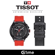 [Official Warranty] Tissot  T135.417.37.051.04 Men's T-Race Cycling Vuelta 2023 Red Silicone Strap Watch