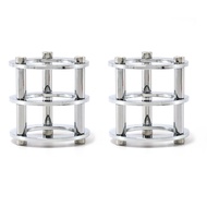 ///12AX7B Bright Silver12AT7ECC81Power Amplifier/Pure Copper Protective Cover Electronic Tube ECC8Tu