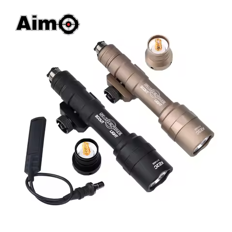 Tactical Surefir M600 M600B Flashlight Airsoft Rifle Flashlight Pistol Light Torch AR15 Hunting Weap