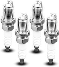 4Pcs Double Iridium Spark Plugs Fit for Volkswagen Tiguan Passat Jetta Golf Select Models, Fit for A