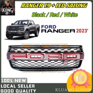 FORD RANGER T9 Next-Gen XL 2023 GRILLE WITH AMBER LED SALUNG FRONT GRILLE SALUNG DEPAN RANGER T9 DENGAN LAMPU LED