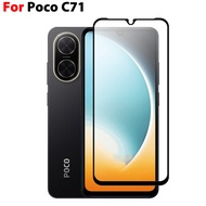 LAYAR Tempered Glass Screen poco C71 Anti-Scratch Screen Full Cover