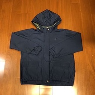 （Size S) Adidas x Climastorm 海軍藍色防水刺繡保暖連帽外套    (3113)