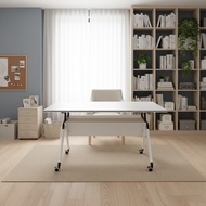 Foldable Study Table with Wheels