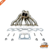 JKVK RACING SS304 3mm Steam Pipe Manifold T4 Twin scroll For Supra 2JZGTE 2JZ-GTE 2jz 1993-1998