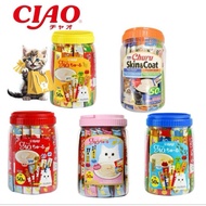 CIAO CHURU CAT TREATS 50 STICKS CHICKEN SEAFOOD COLLAGEN TUNA SKIN&COAT